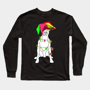 Party colorful cute dog Long Sleeve T-Shirt